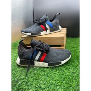 Adidas NMD_R1 - Sneakers - Black/Blue/White/Red- Size 10M